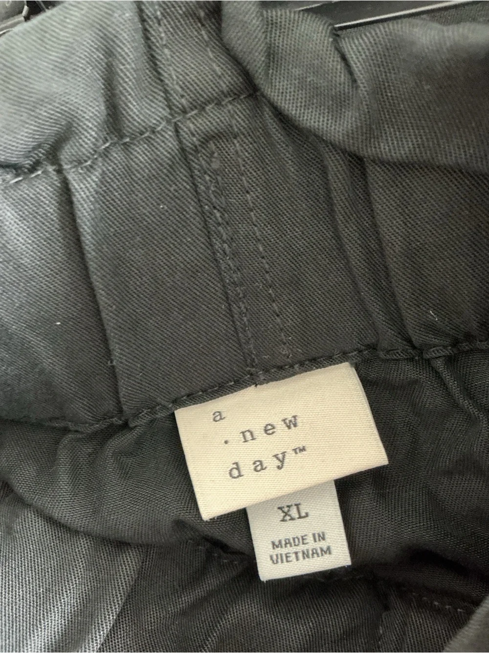 a new day Black Elastic-Waist Casual Jogger Pants